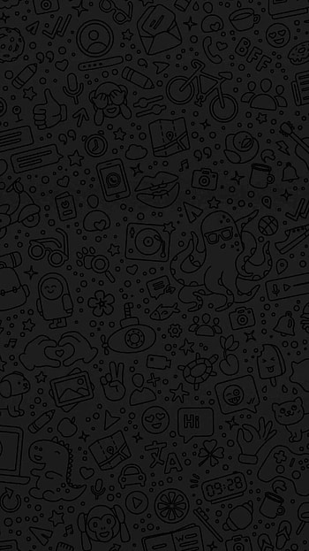 hopped The Original Background If You Want To Use WhatsApp Dark Mode :)! Go To Settings -> Chats -> Background, And Use This! : R Whatsapp HD phone wallpaper