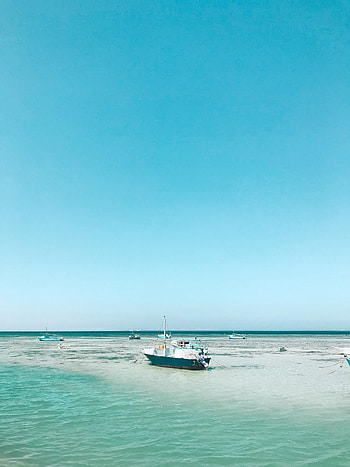 Sky, Sea, Horizon, Miscellanea, Miscellaneous, Boat, Cutter HD phone wallpaper