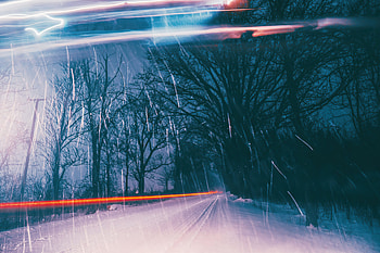Snow Storm graphy , snow, storm, graphy, trees HD wallpaper