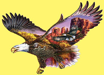 dream eagle, arizona, fantasy, eagle, dream HD wallpaper