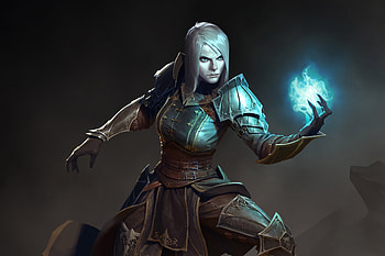 Female Necromancer Diablo III, diablo-3, games, pc-games, xbox-games HD wallpaper