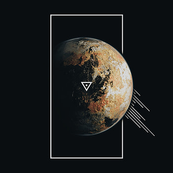 Miscellanea, Miscellaneous, Lines, Planet, Triangle, Geometry, Frame HD phone wallpaper