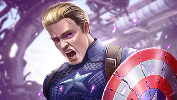 Captain America With Power Stone, captain-america, avengers-infinity-war, artwork, artist, artstation HD wallpaper