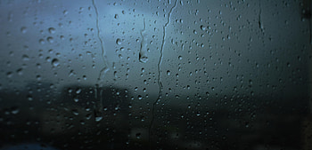 Drops, Macro, Blur, Smooth, Surface, Moisture, Glass HD wallpaper