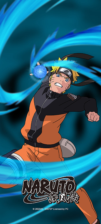 Naruto, art, blue HD phone wallpaper