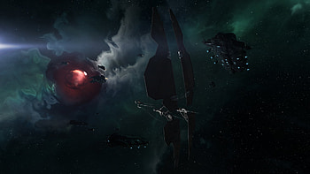 EVE Online, Gaming art, Futuristic spaceships, Digital universe HD wallpaper