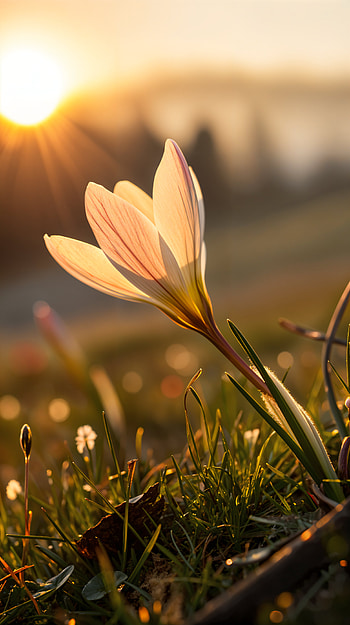 Golden Hour Bliss - Nature's , flower, nature, spring HD phone wallpaper