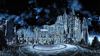 Gothic Architecture, Black castle, Digital game, Dark Souls III HD wallpaper