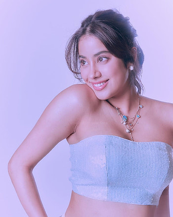 Jhanvi Kapoor, face, lip HD phone wallpaper