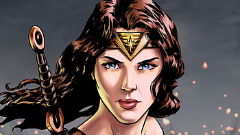 Wonder Woman Digital Painting, wonder-woman, superheroes, digital-art, painting, deviantart HD wallpaper