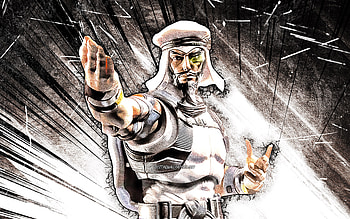 Rashid, grunge art, warriors, Street Fighter, gray abstract rays, protagonist, Rashid Street Fighter HD wallpaper