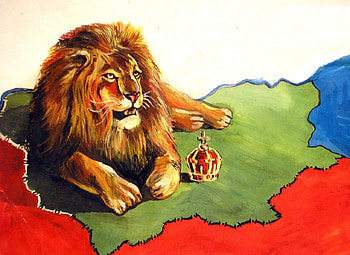 Bulgaria :], bulgaria, crown, lion, map HD wallpaper