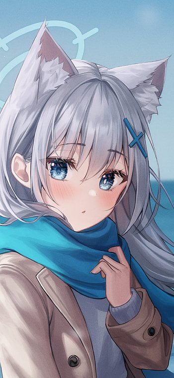 Sunaookami Shiroko, video game, Blue Archive HD phone wallpaper