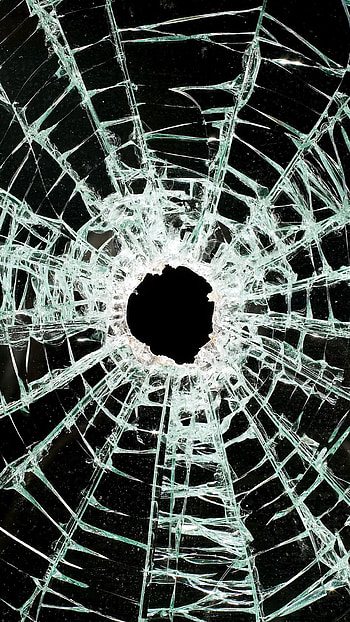 Glass Broken, Amoled, Crack, glass HD phone wallpaper