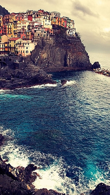 Cinque Terre, Travels, Coast, Sky HD phone wallpaper