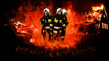 firefighter logo </b HD wallpaper
