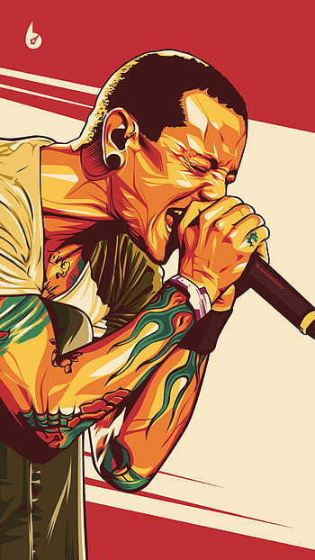 Chester Bennington (Celebs), Digital art, Sony Xperia HD phone wallpaper