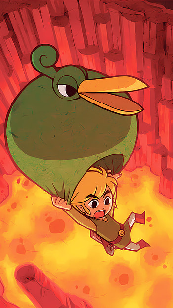 Link's Lava Leap — The Minish Cap Vertical , The Legend Of Zelda: The Minish Cap, Link HD phone wallpaper