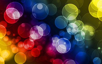 Abstract, Glare, Circles, Bright, Multicolored, Motley HD wallpaper