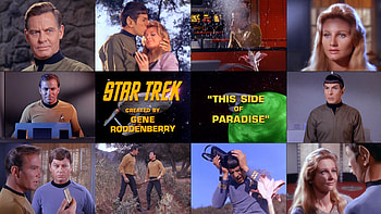 This Side of Paradise, TOS, Star Trek, Spock, Jill Ireland HD wallpaper