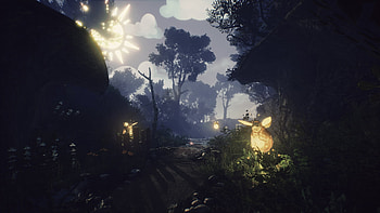 Enchanted Forest Blacktail, video game, Blacktail, fantasy, forest, illuminated HD wallpaper