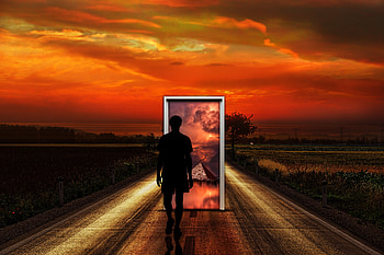 Fantasy, Human, Person, Imagination, Door, Surrealism HD wallpaper