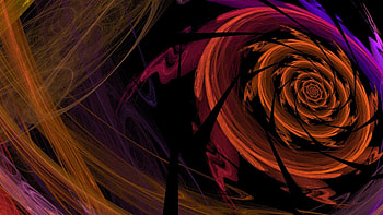 Abstract, Dark, Lines, Rotation HD wallpaper
