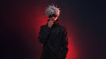 Six Eyes Limitless Power Gojo Satoru, satoru-gojo, anime, artwork, digital-art, art, artist, ai HD wallpaper