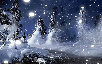 Landscape, Winter HD wallpaper