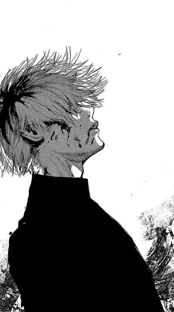 Ken kaneki, art, hide, cartoon, ghoul, manga, anime HD phone wallpaper