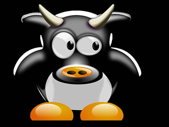 Cartoon Cow, Cartoon, Black, White, Cow HD wallpaper