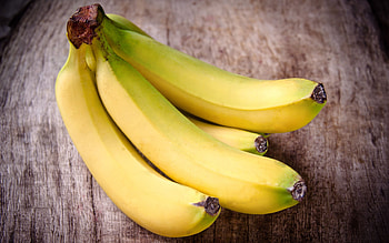 Banana bliss, Nourishing snack, Yellow goodness, Refreshing bite HD wallpaper