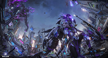 Fantasy girl, blue, gzen, girl, g zen, fantasy HD wallpaper