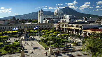 Plaza Libertad, Republic of El Salvador HD wallpaper