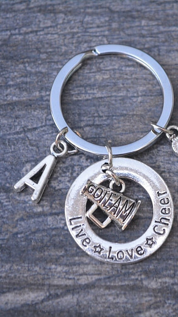 A Letter, Keychain, silver HD phone wallpaper