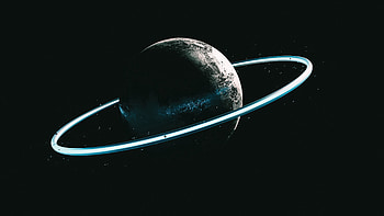 Universe, Dark, Ring, Planet, Circle HD wallpaper
