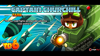 Captain Churchill, video game, Bloons TD 6 HD wallpaper