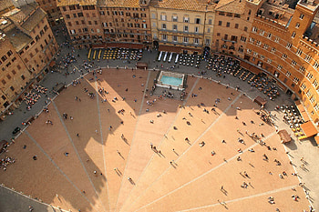 Piazza del Campo, Siena HD wallpaper