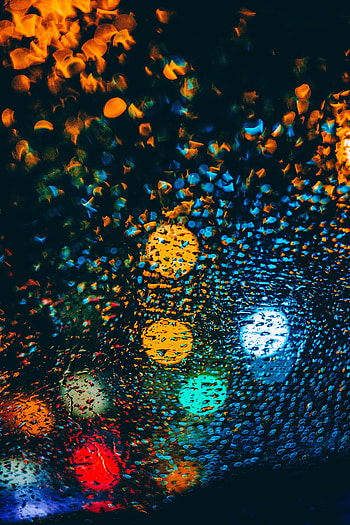 Drops, Macro, Glare, Multicolored, Motley HD phone wallpaper