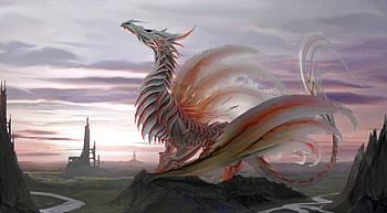 Dragon Fantasy , dragon, fantasy, artist, artwork, artist, digital-art, deviantart HD wallpaper