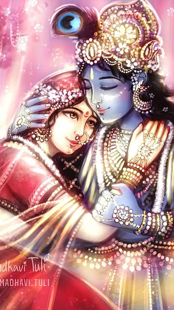 Radha Krishna, bond HD phone wallpaper