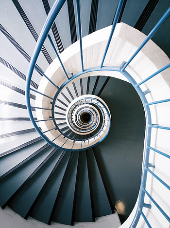 Miscellanea, Miscellaneous, Construction, Design, Stairs, Ladder, Spiral, Swirling, Involute HD phone wallpaper