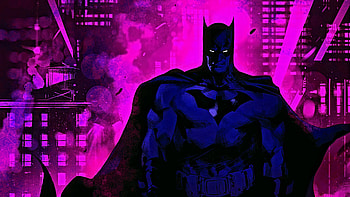 Batman Purple Theme, batman, superheroes, artwork, artist HD wallpaper