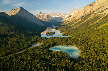 Alberta Valley Mountains , alberta, lake, mountains, nature, world, canada HD wallpaper
