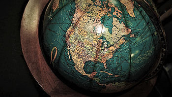 Globe world map, Antique for U TV, Classic design, Vintage allure HD wallpaper