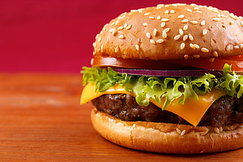 Fried hamburger , Aromatic visuals, Appetizing, Temptation HD wallpaper