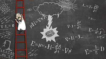Scientist Math Psychics Magnet science background. HD wallpaper