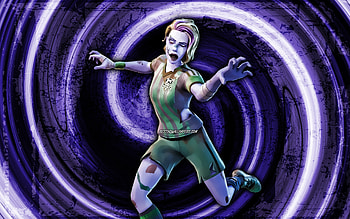 Fatal Finisher, violet grunge background, Fortnite, vortex, Fortnite characters, Fatal Finisher Skin, Fortnite Battle Royale, Fatal Finisher Fortnite HD wallpaper
