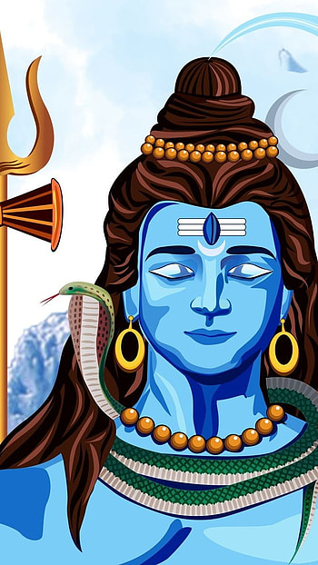 Shiva , Beautiful Painting HD phone wallpaper