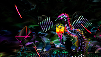 Thrasher 2024: An Abstract Video Game, video game, Thrasher (2024), Abstract HD wallpaper